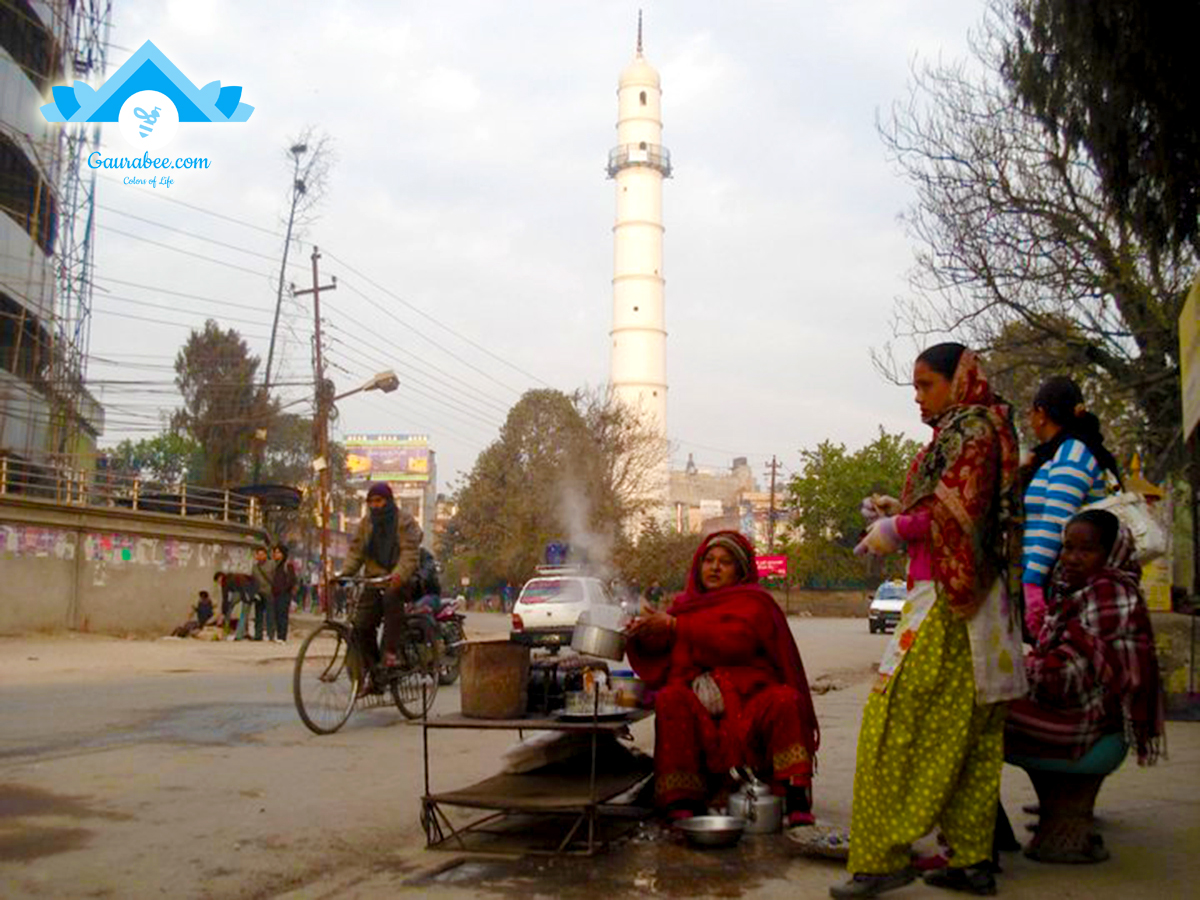 धरहरा अगाडी चिया पसल