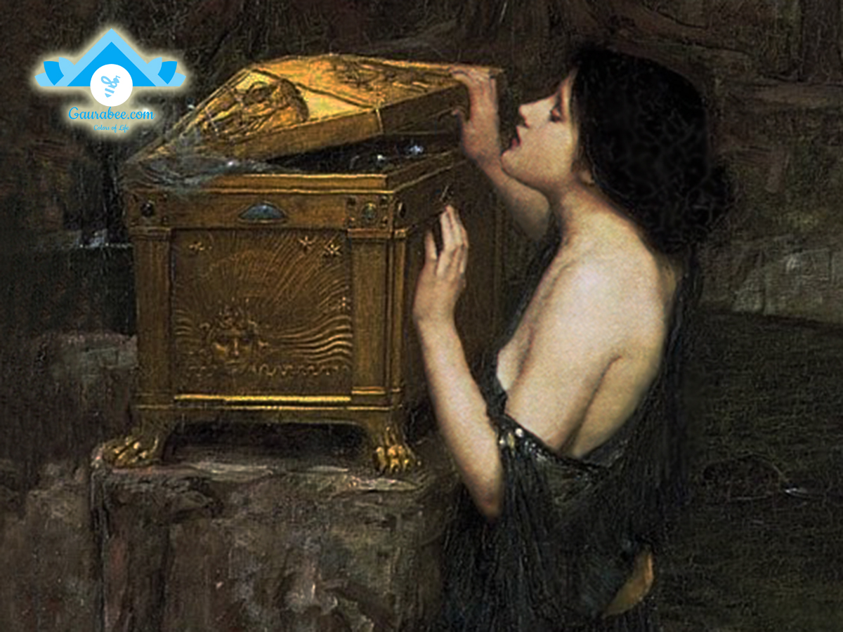 कौतुहलता थाम्न नसकेपछि पान्डोराले बाकस खोलिन् चित्रकारः John William Waterhouse(1849-1997)