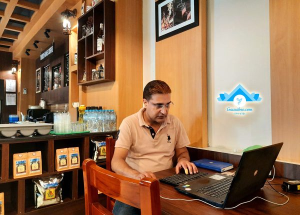 Mr. Ram Tiwari, owner of Third Home Coffee